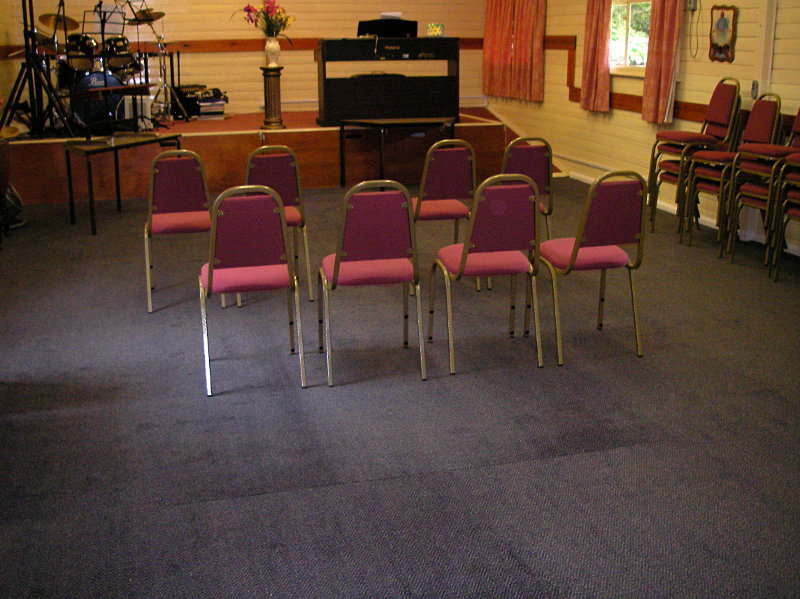 Stage for presentations (Click to view large) Photo
